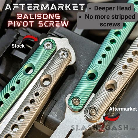 balisong screws|is balisong hard.